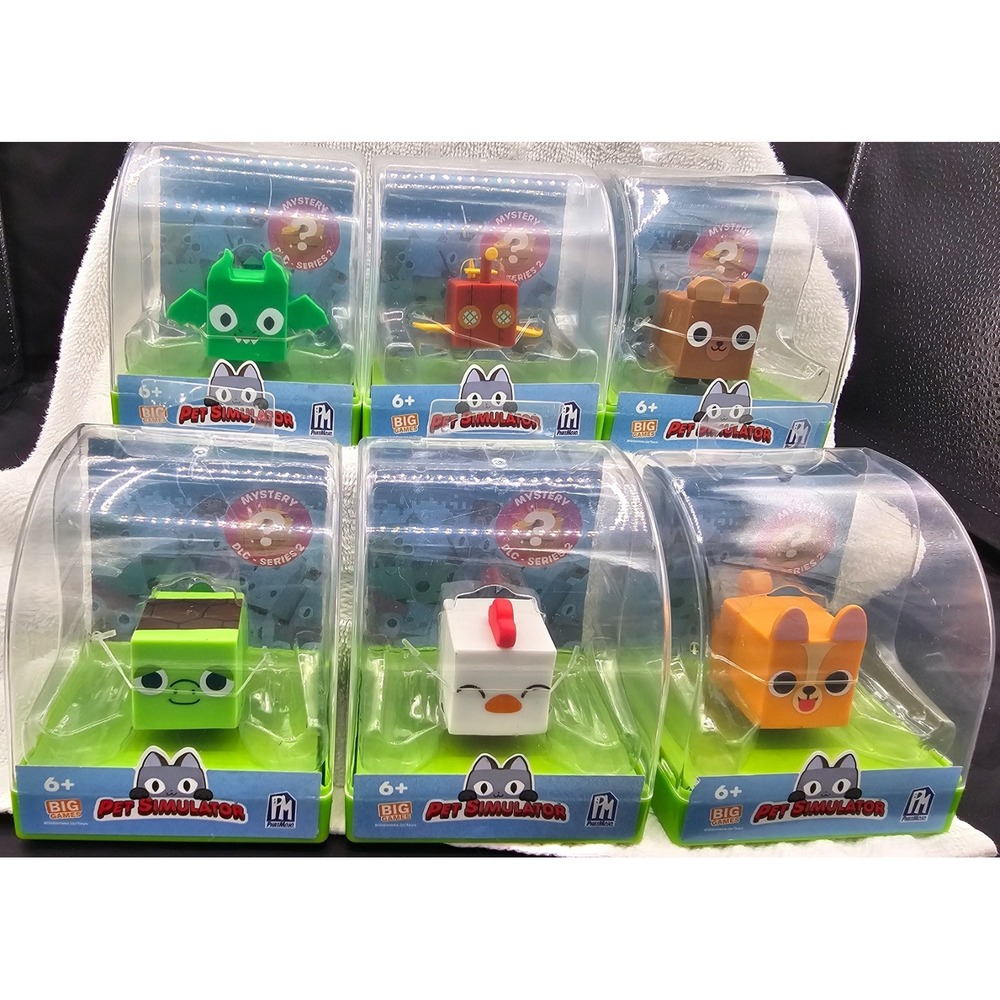 NEW-6 Different Pet Simulator Mystery DLC Series 2 Mini Figures-6 Total!
